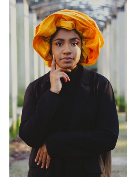 Foulard "Chantoum" doré