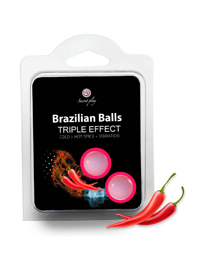Duo de boules brésiliennes Triple Effet