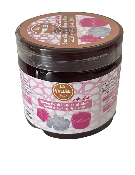 Savon noir a la rose et alun