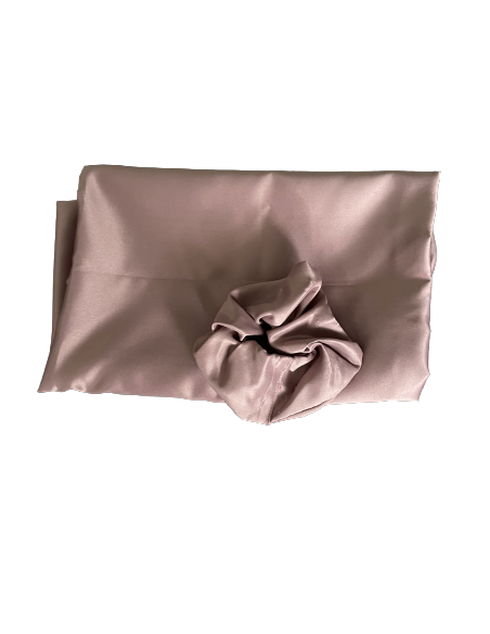 Taie d'oreiller en satin et...