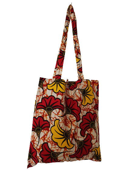 Totebag wax fleurs de mariage