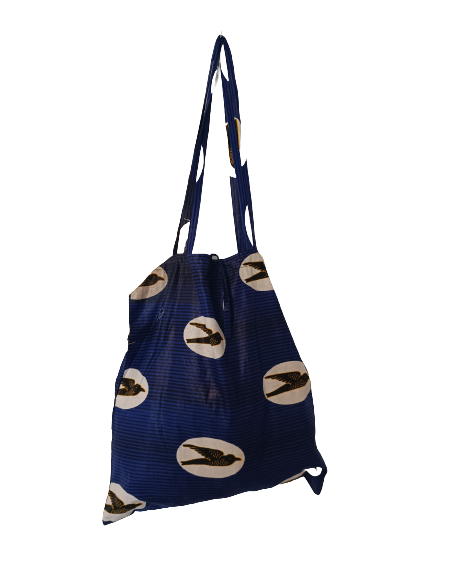 Totebag wax hirondelles
