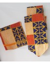 Ensemble cravate + serviette en wax