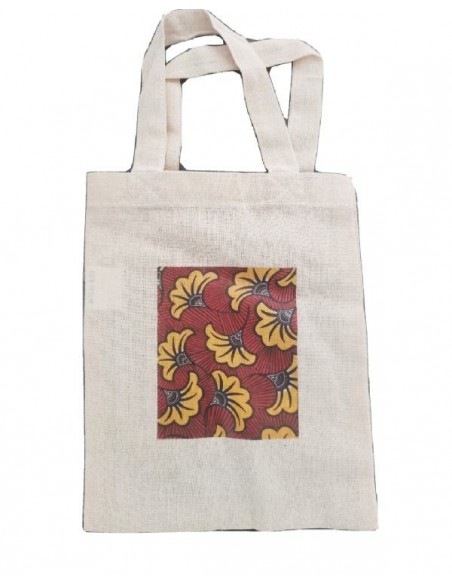 Mini totebag imprimé wax